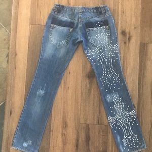 Philipp Plein  Skull Crystals jeans 26-27
